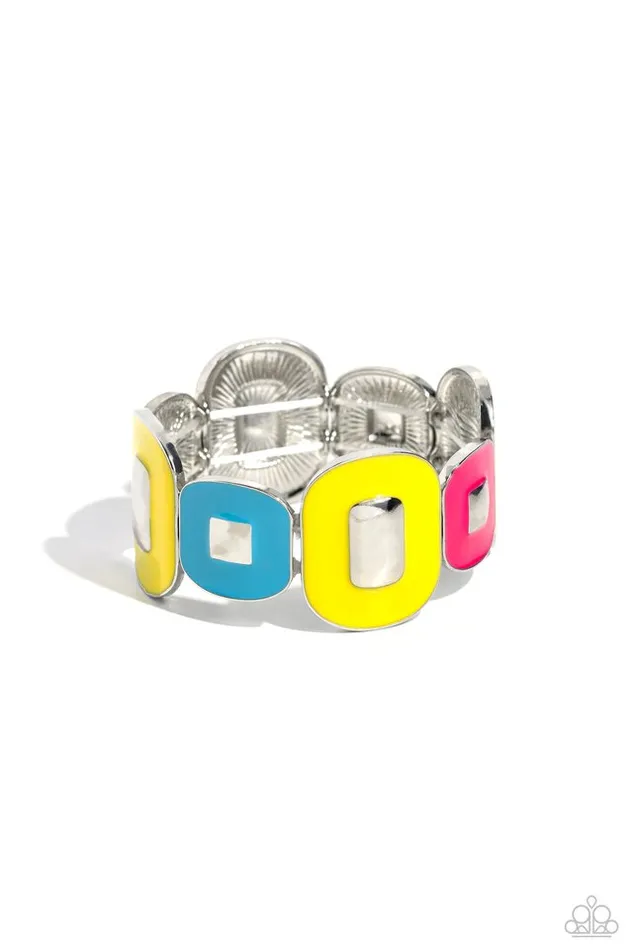 Paparazzi Bracelet Painted Pairing Yellow Paparazzi Jewelry Bracelets Paparazzi Bracelet Painted Pairing Yellow Paparazzi Jewelry Bracelets