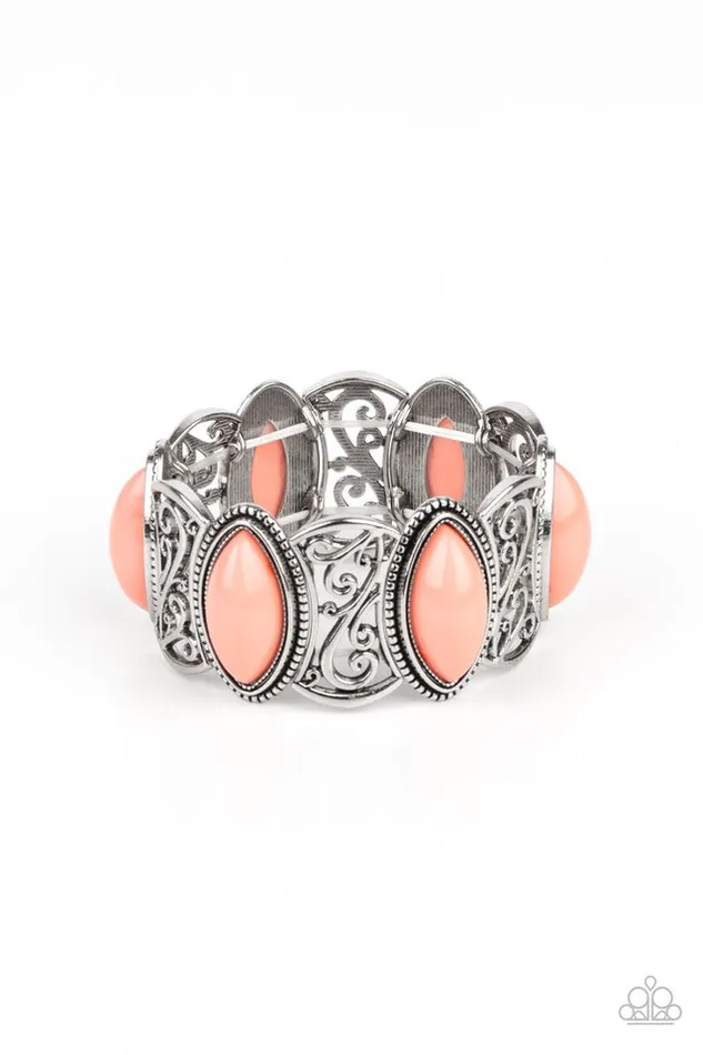 Paparazzi Bracelet POP Skip and a Jump Orange Paparazzi Jewelry Bracelets Paparazzi Bracelet POP Skip and a Jump Orange Paparazzi Jewelry Bracelets