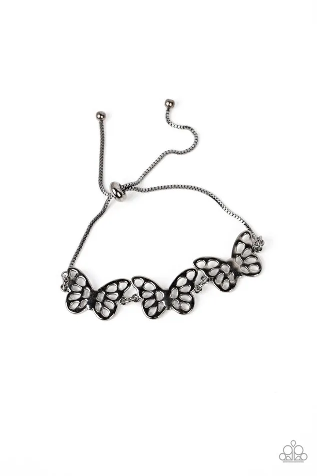 Paparazzi Bracelet Put a WING on It Black Paparazzi Jewelry Bracelets Paparazzi Bracelet Put a WING on It Black Paparazzi Jewelry Bracelets