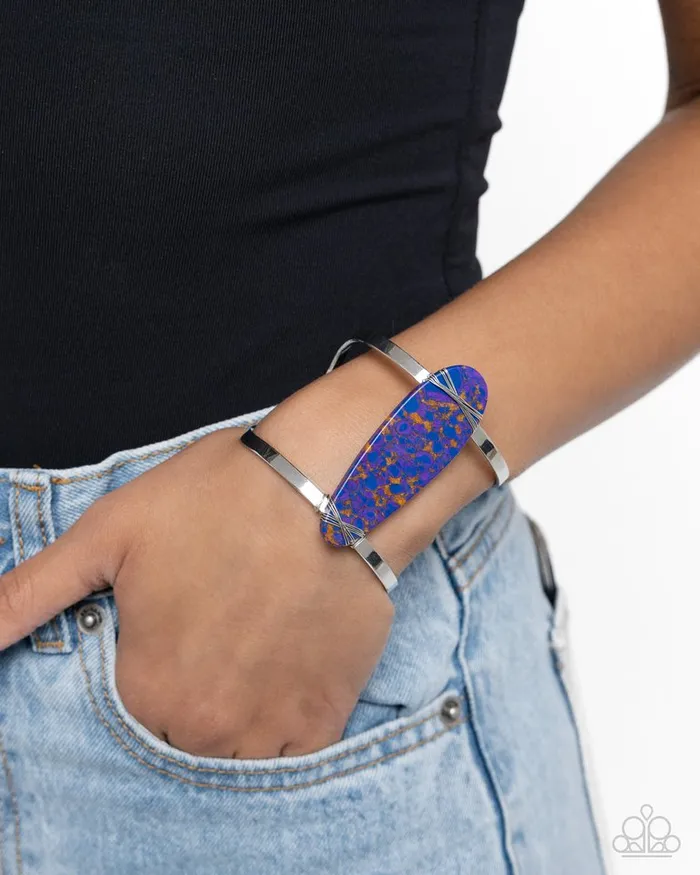 Paparazzi Bracelet Spotted A Mile Away Purple Paparazzi Jewelry Bracelets