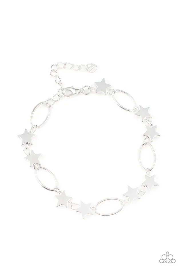 Paparazzi Bracelet Stars and Sparks Silver Paparazzi Jewelry Bracelets Paparazzi Bracelet Stars and Sparks Silver Paparazzi Jewelry Bracelets