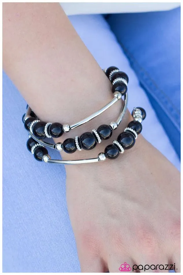 Paparazzi Bracelet Thats a Wrap Black Paparazzi Jewelry Bracelets