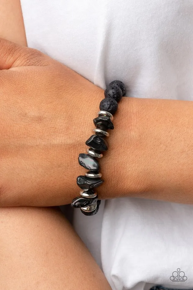 Paparazzi Bracelet Volcanic Vacay Silver Paparazzi Jewelry Bracelets