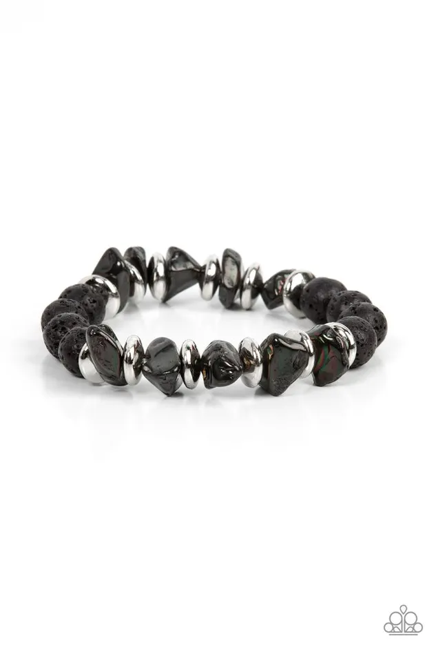 Paparazzi Bracelet Volcanic Vacay Silver Paparazzi Jewelry Bracelets Paparazzi Bracelet Volcanic Vacay Silver Paparazzi Jewelry Bracelets