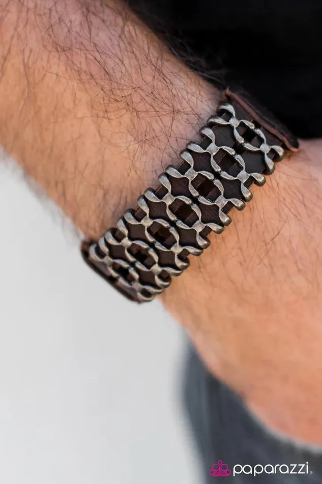 Paparazzi Bracelet Wild Buck Brown Paparazzi Jewelry Bracelets