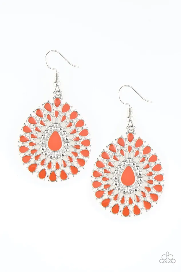 Paparazzi Earring City Chateau Orange Paparazzi Jewelry Earrings Paparazzi Earring City Chateau Orange Paparazzi Jewelry Earrings