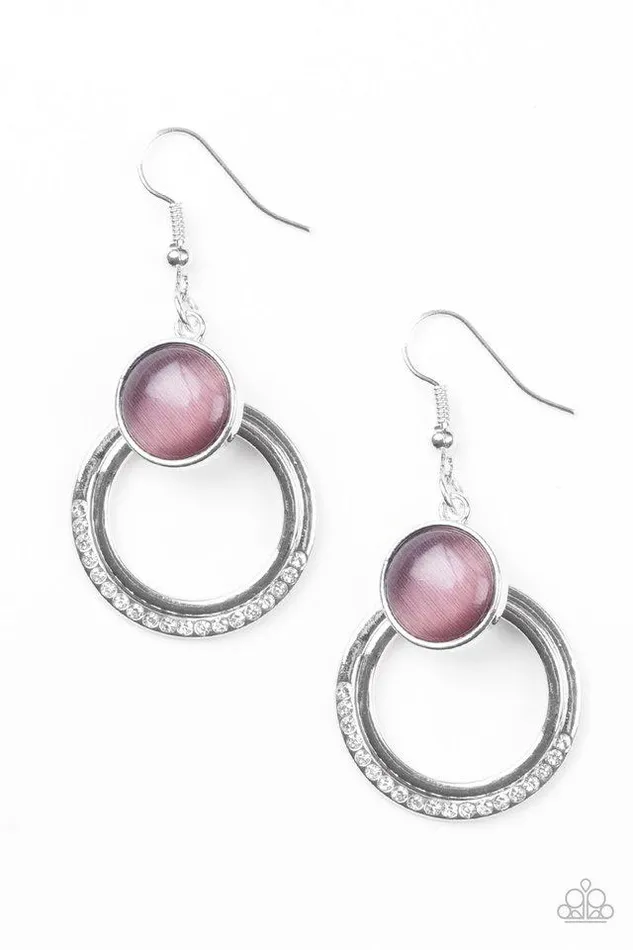 Paparazzi Earring Dreamily Dreamland Purple Paparazzi Jewelry Earrings