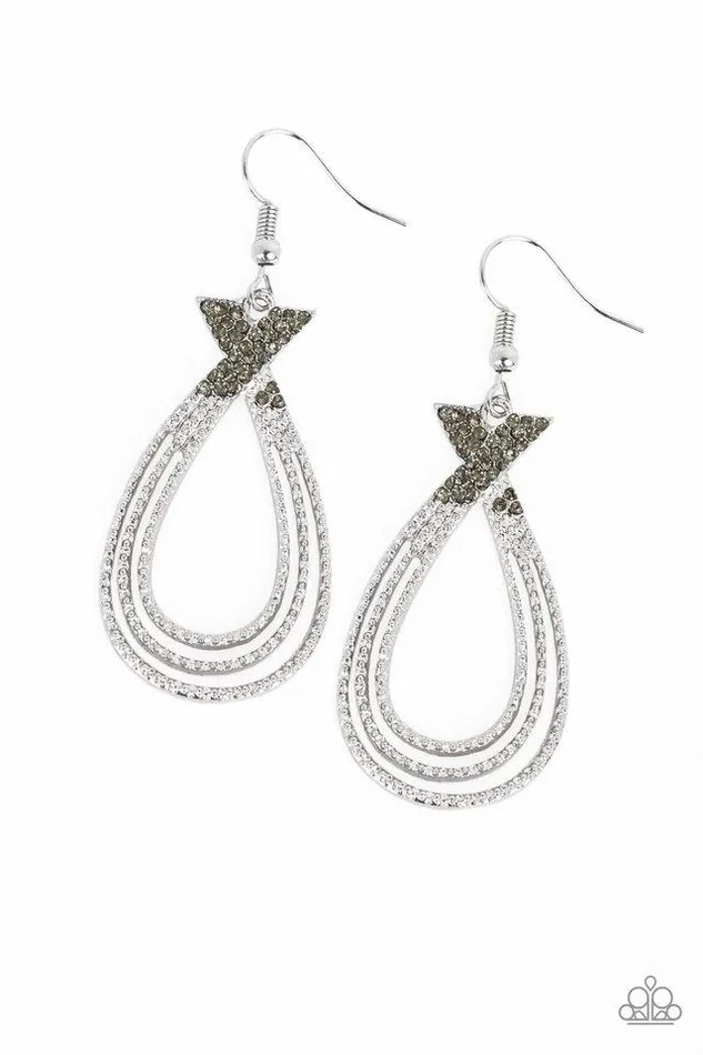 Paparazzi Earring Fair FAME Silver Paparazzi Jewelry Earrings