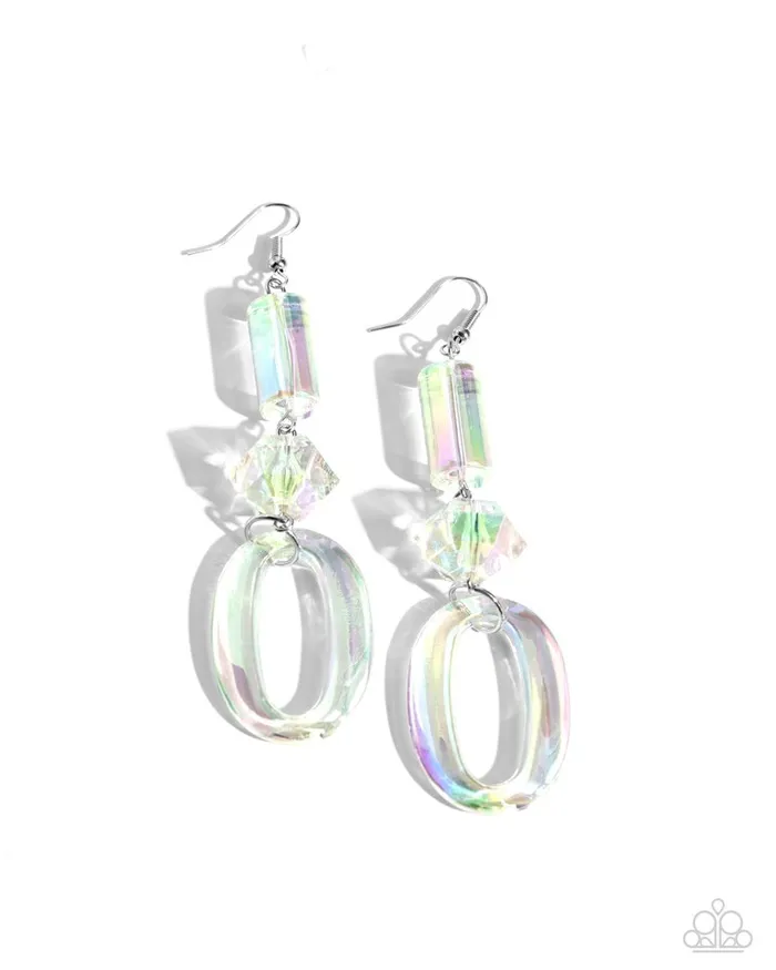 Paparazzi Earring Iridescent Infatuation Multi Paparazzi Jewelry Earrings Paparazzi Earring Iridescent Infatuation Multi Paparazzi Jewelry Earrings