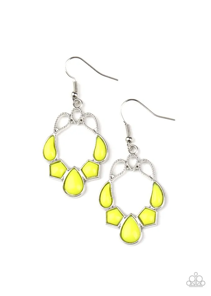 Paparazzi Earring Its Rude to STEER Yellow Paparazzi Jewelry Earrings Paparazzi Earring Its Rude to STEER Yellow Paparazzi Jewelry Earrings