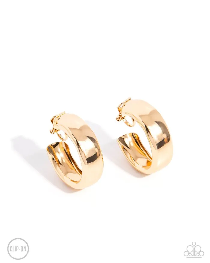 Paparazzi Earring Round Reputation Gold Paparazzi Jewelry Earrings Paparazzi Earring Round Reputation Gold Paparazzi Jewelry Earrings