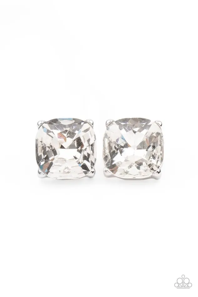 Paparazzi Earring Royalty High White Paparazzi Jewelry Earrings Paparazzi Earring Royalty High White Paparazzi Jewelry Earrings