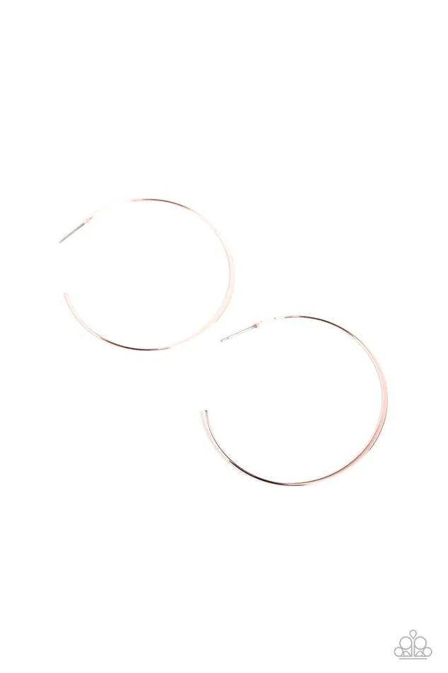 Paparazzi Earring Seize the Sheen Rose Gold Paparazzi Jewelry Earrings Paparazzi Earring Seize the Sheen Rose Gold Paparazzi Jewelry Earrings