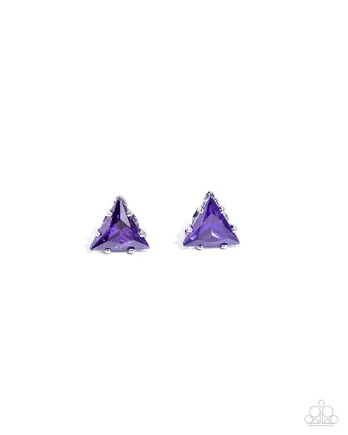 Paparazzi Earring Triangular Twinkle Purple Paparazzi Jewelry Earrings Paparazzi Earring Triangular Twinkle Purple Paparazzi Jewelry Earrings