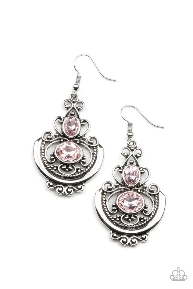 Paparazzi Earring Unlimited Vacation Pink Paparazzi Jewelry Earrings Paparazzi Earring Unlimited Vacation Pink Paparazzi Jewelry Earrings