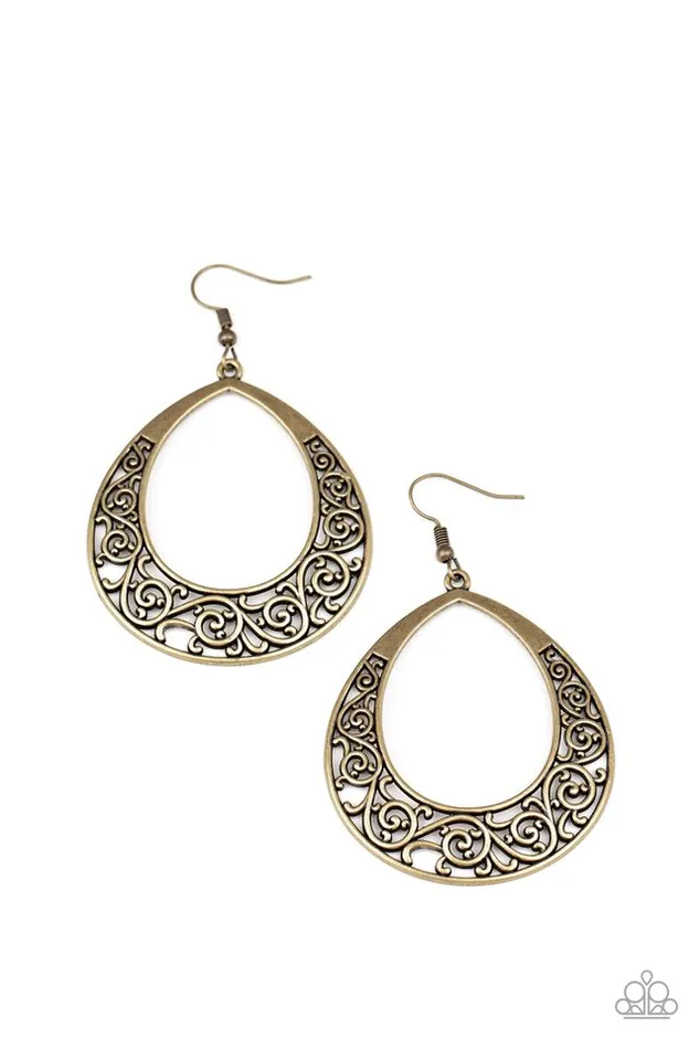Paparazzi Earring Vineyard Venture Brass Paparazzi Jewelry Earrings Paparazzi Earring Vineyard Venture Brass Paparazzi Jewelry Earrings