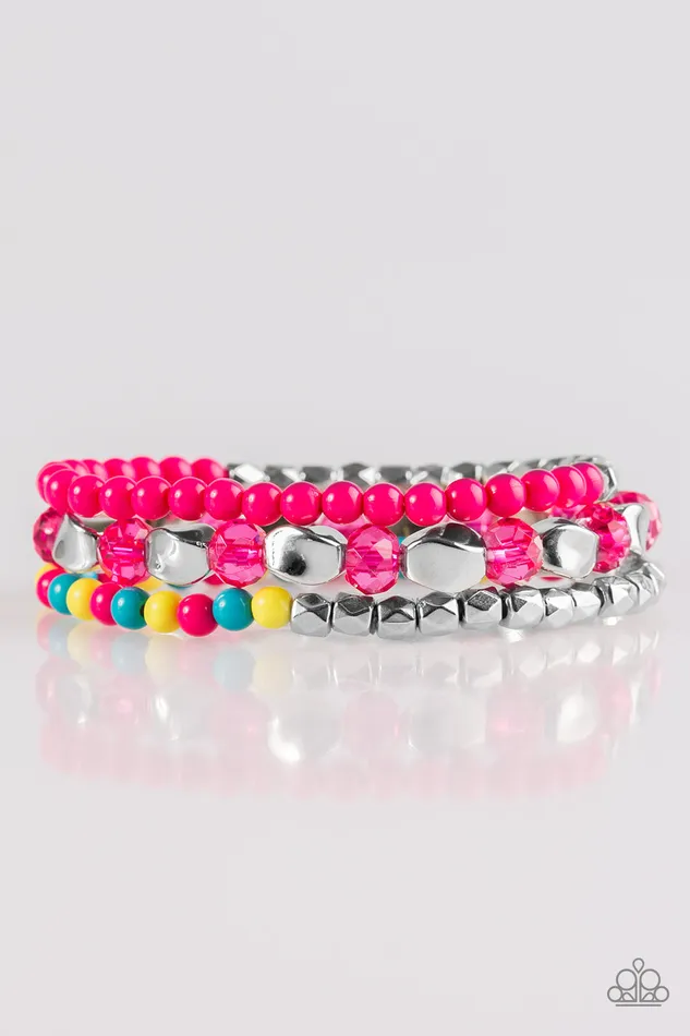 Paparazzi Jewelry Bracelets Paparazzi Bracelet Beaded Bravado Multi