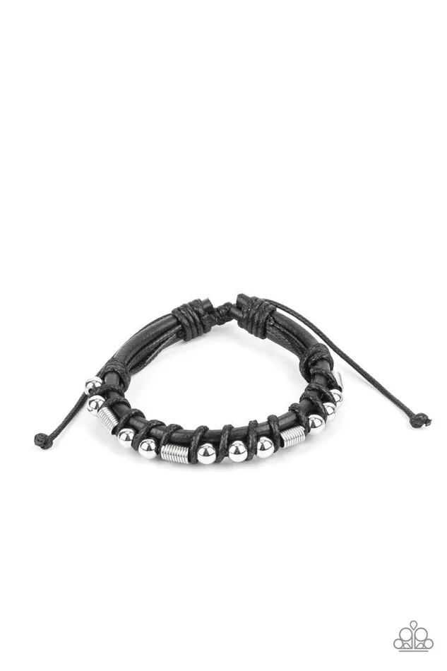 Paparazzi Jewelry Bracelets Paparazzi Bracelet Bronco Brawler Black Paparazzi Jewelry Bracelets Paparazzi Bracelet Bronco Brawler Black