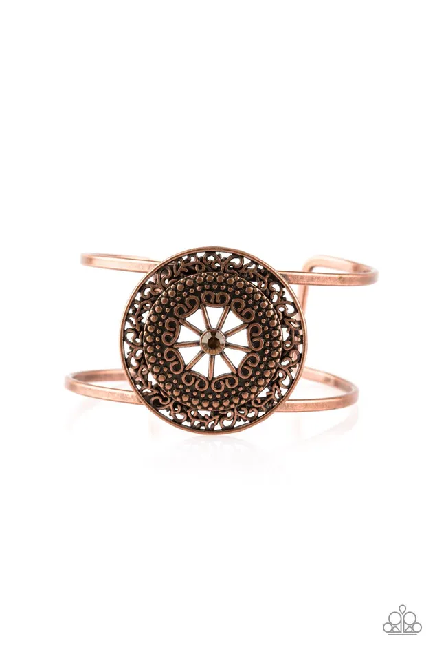 Paparazzi Jewelry Bracelets Paparazzi Bracelet Cool Compass Copper