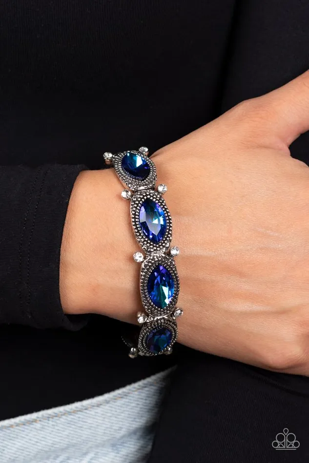 Paparazzi Jewelry Bracelets Paparazzi Bracelet Dancing Diva Blue