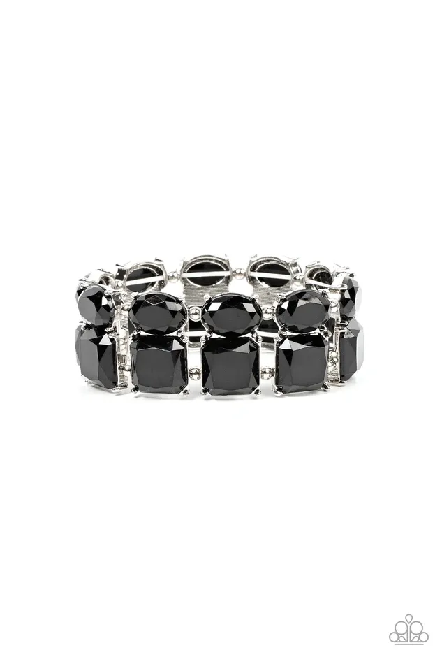 Paparazzi Jewelry Bracelets Paparazzi Bracelet Dont Forget Your Toga Black