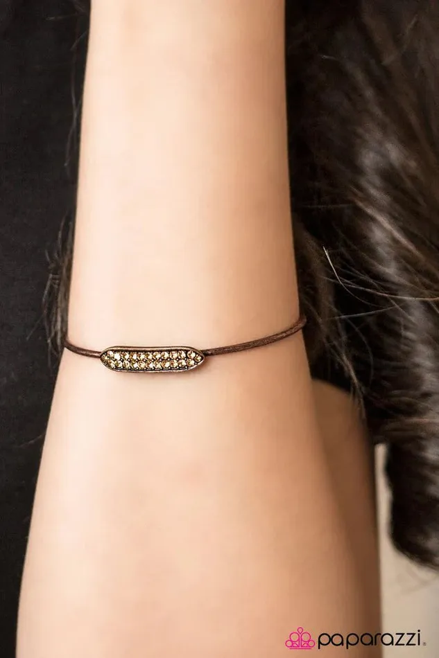 Paparazzi Jewelry Bracelets Paparazzi Bracelet Leave A Little Sparkle Copper