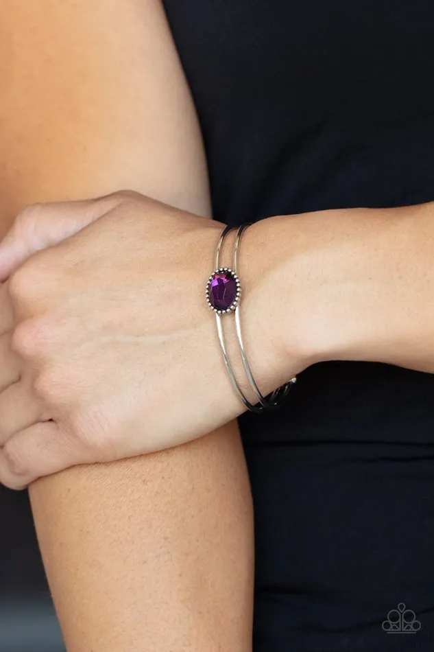 Paparazzi Jewelry Bracelets Paparazzi Bracelet Magnificently Mesmerized Purple