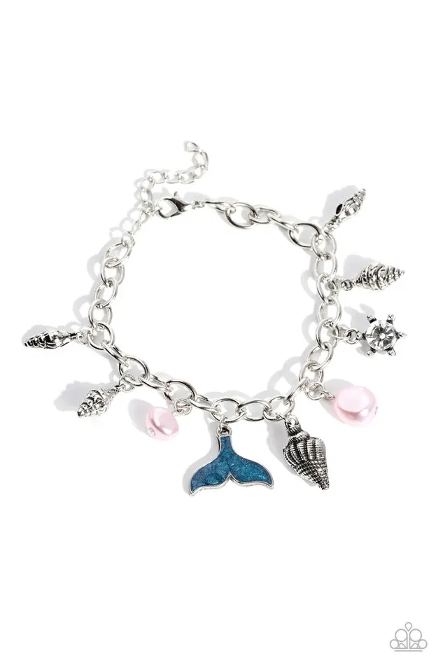 Paparazzi Jewelry Bracelets Paparazzi Bracelet MERMAID For Each Other Pink Paparazzi Jewelry Bracelets Paparazzi Bracelet MERMAID For Each Other Pink