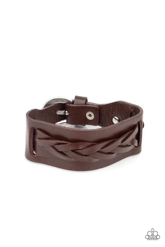 Paparazzi Jewelry Bracelets Paparazzi Bracelet Practical Pioneer Brown
