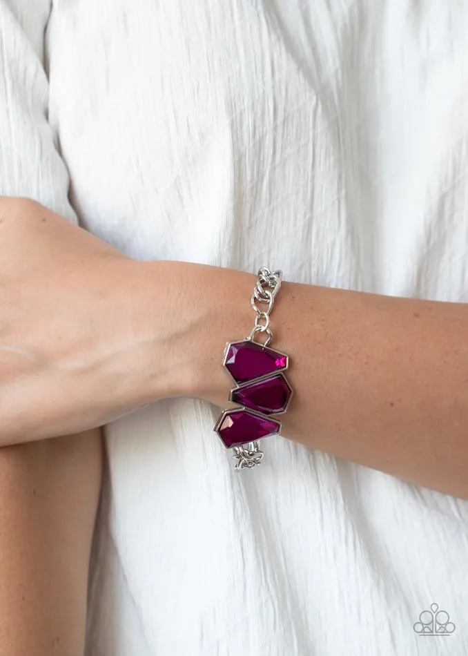 Paparazzi Jewelry Bracelets Paparazzi Bracelet Raw Radiance Pink