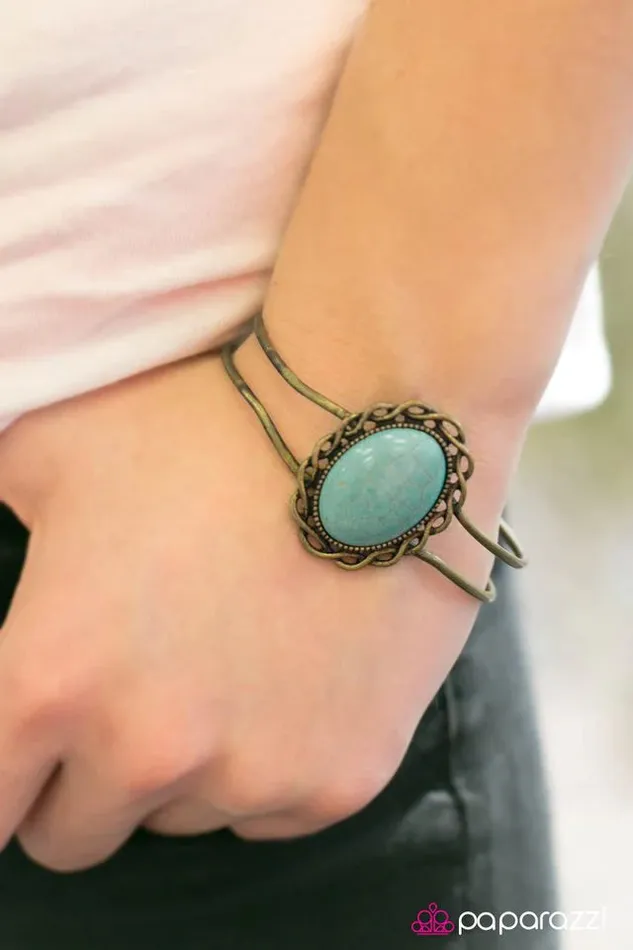 Paparazzi Jewelry Bracelets Paparazzi Bracelet River Guide Brass