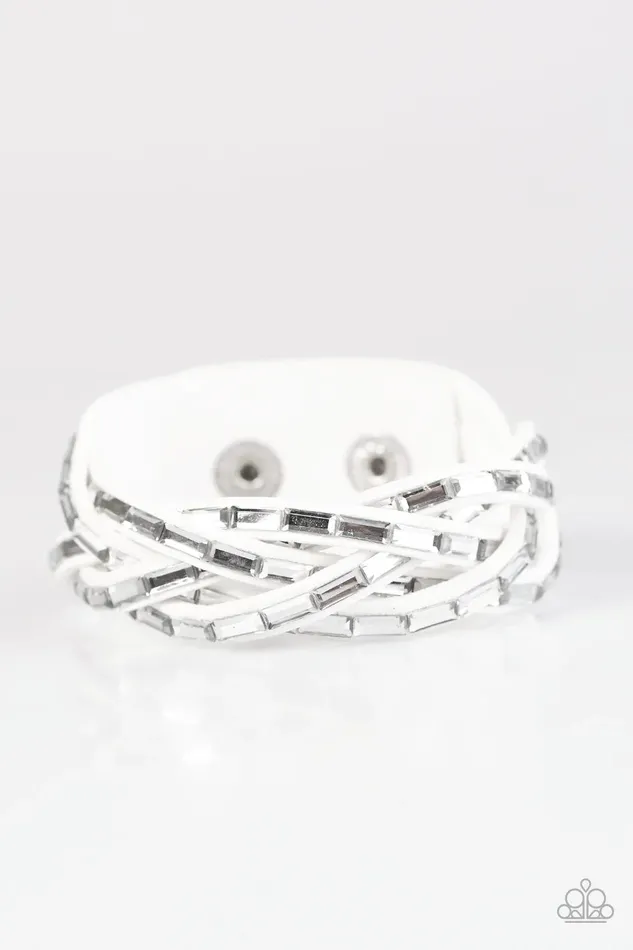 Paparazzi Jewelry Bracelets Paparazzi Bracelet Rock Legend White