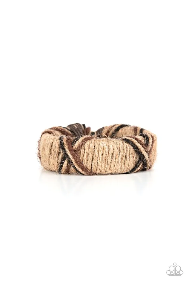 Paparazzi Jewelry Bracelets Paparazzi Bracelet Survival of the Fittest Brown Paparazzi Jewelry Bracelets Paparazzi Bracelet Survival of the Fittest Brown