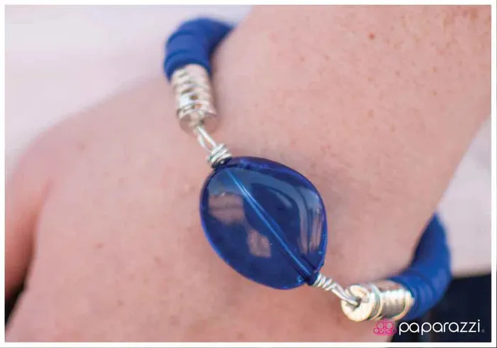 Paparazzi Jewelry Bracelets Paparazzi Bracelet Sweeter than Punch Blue