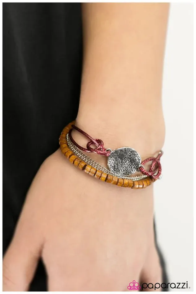 Paparazzi Jewelry Bracelets Paparazzi Bracelet The Woodlanders Red
