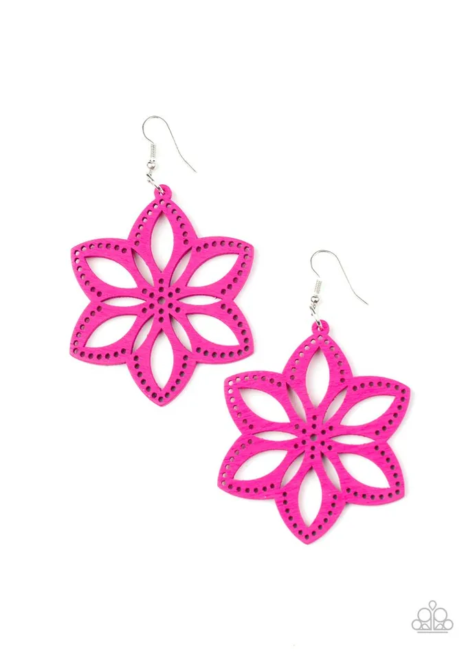 Paparazzi Jewelry Earrings Paparazzi Earring Bahama Blossoms Pink Paparazzi Jewelry Earrings Paparazzi Earring Bahama Blossoms Pink