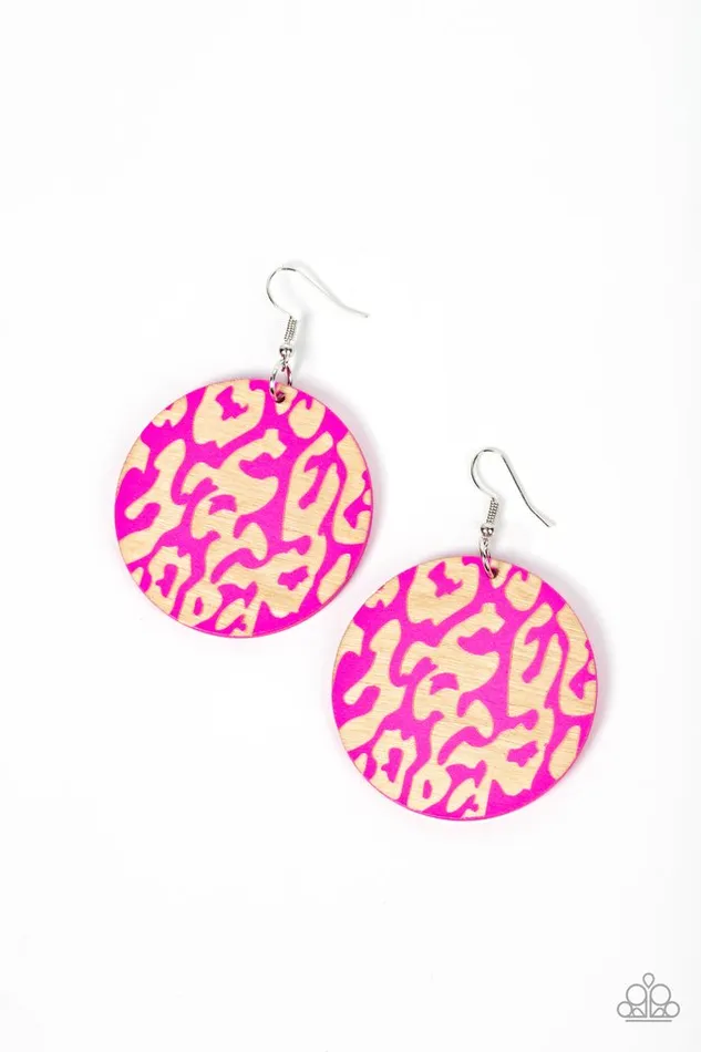 Paparazzi Jewelry Earrings Paparazzi Earring Catwalk Safari Pink Paparazzi Jewelry Earrings Paparazzi Earring Catwalk Safari Pink