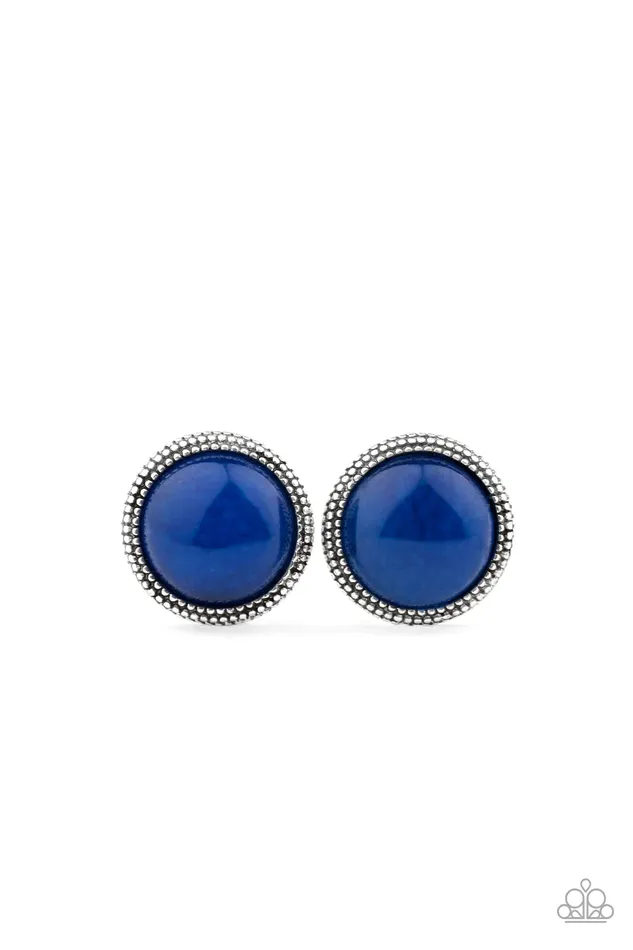 Paparazzi Jewelry Earrings Paparazzi Earring Desert Dew Blue