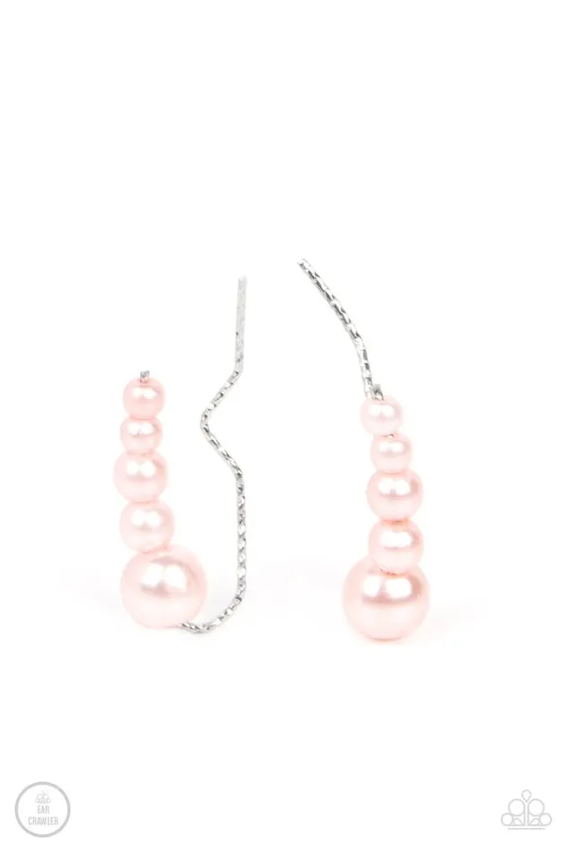 Paparazzi Jewelry Earrings Paparazzi Earring Dropping into Divine Pink Paparazzi Jewelry Earrings Paparazzi Earring Dropping into Divine Pink