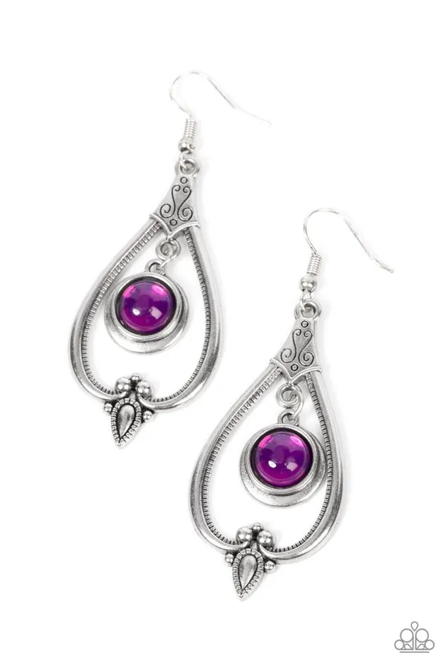 Paparazzi Jewelry Earrings Paparazzi Earring Ethereal Emblem Purple Paparazzi Jewelry Earrings Paparazzi Earring Ethereal Emblem Purple