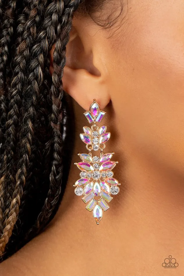 Paparazzi Jewelry Earrings Paparazzi Earring Frozen Fairytale Multi