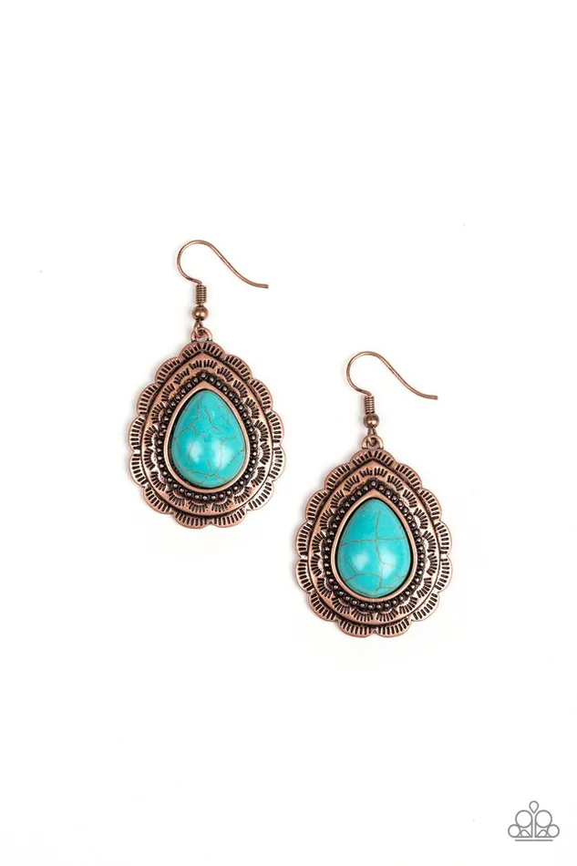 Paparazzi Jewelry Earrings Paparazzi Earring Mountain Mover Copper Paparazzi Jewelry Earrings Paparazzi Earring Mountain Mover Copper