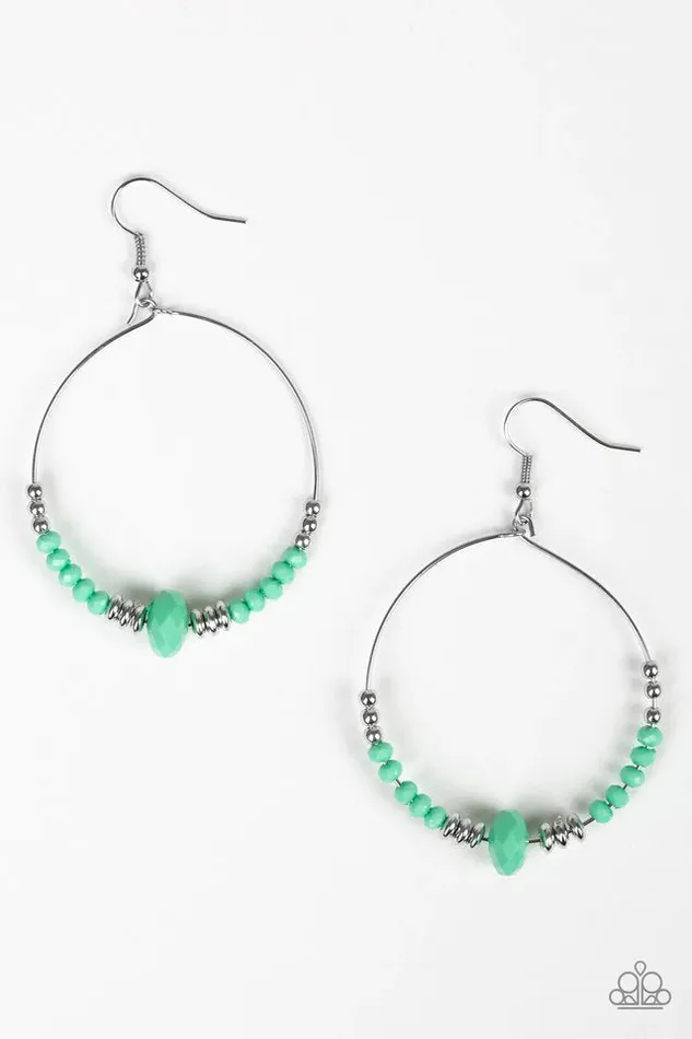 Paparazzi Jewelry Earrings Paparazzi Earring Retro Rural Green