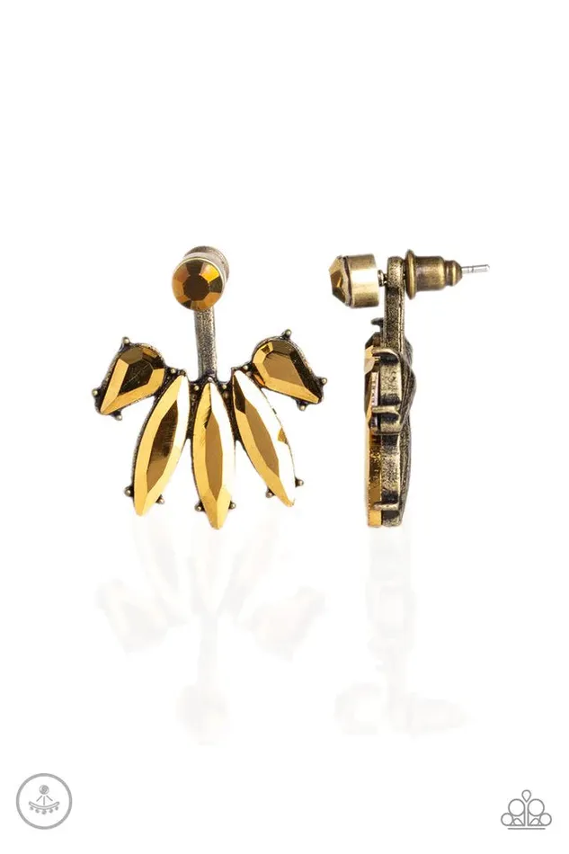 Paparazzi Jewelry Earrings Paparazzi Earring Stunningly Striking Brass