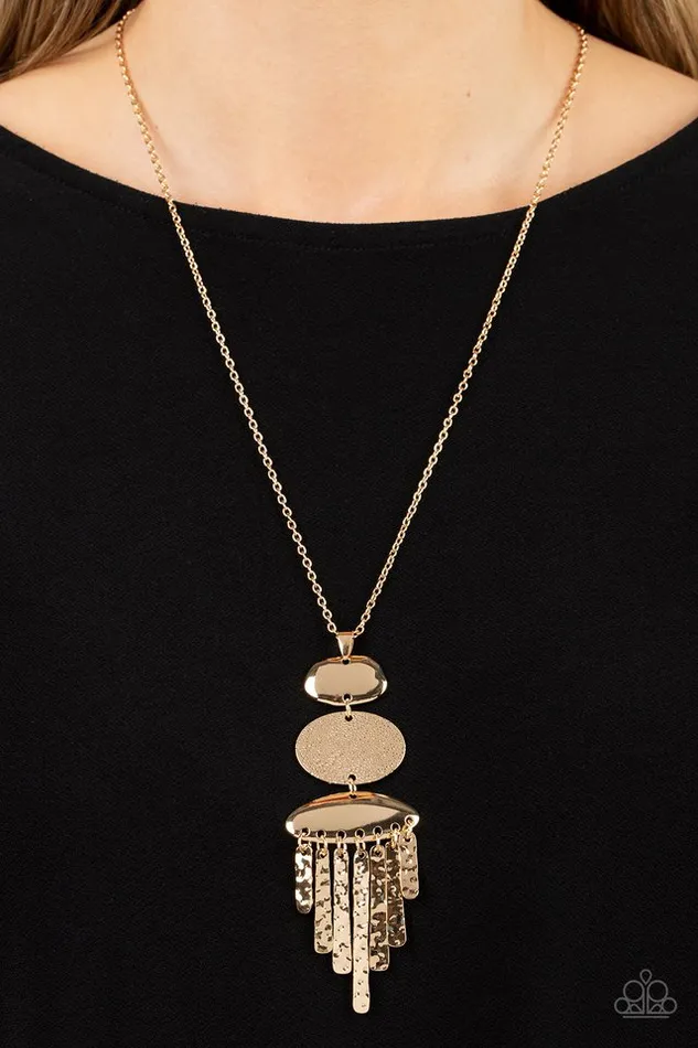 Paparazzi Jewelry Necklaces Paparazzi Necklace After the ARTIFACT Gold