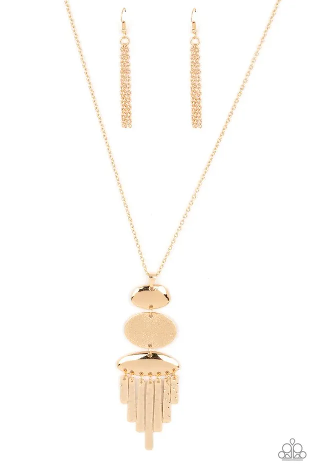 Paparazzi Jewelry Necklaces Paparazzi Necklace After the ARTIFACT Gold Paparazzi Jewelry Necklaces Paparazzi Necklace After the ARTIFACT Gold