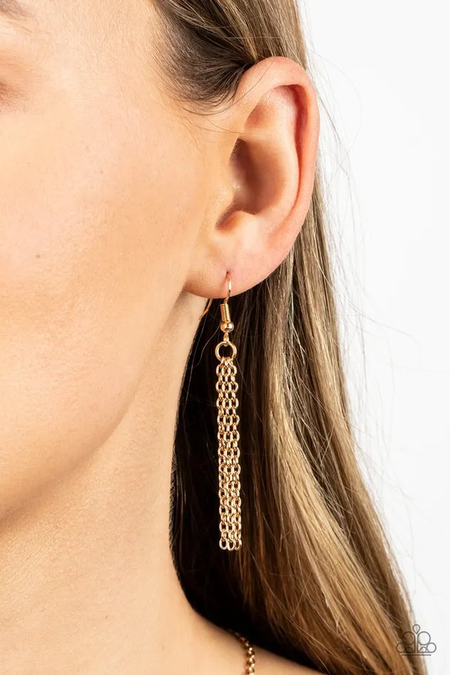 Paparazzi Jewelry Necklaces Paparazzi Necklace After the ARTIFACT Gold Paparazzi Jewelry Necklaces Paparazzi Necklace After the ARTIFACT Gold