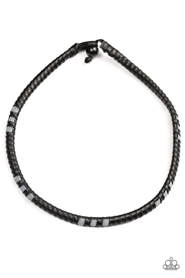 Paparazzi Jewelry Necklaces Paparazzi Necklace ALTITUDE Adjustment Black