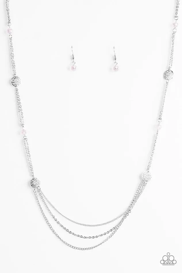 Paparazzi Jewelry Necklaces Paparazzi Necklace Beach Breeze Pink