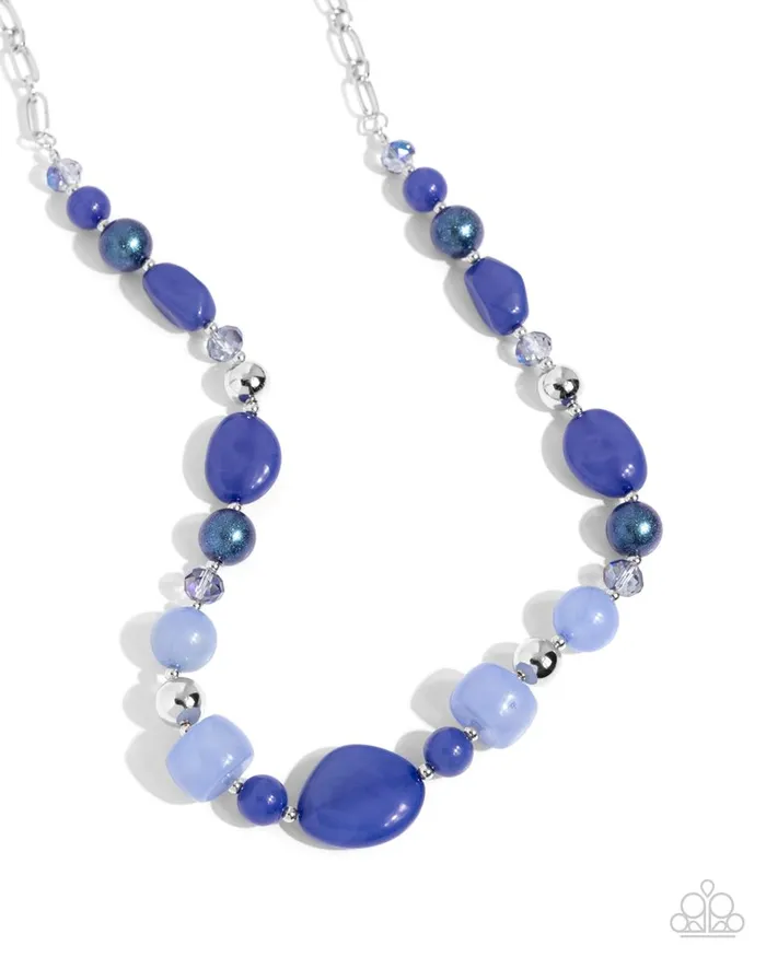 Paparazzi Jewelry Necklaces Paparazzi Necklace Beaded Blessing Blue Paparazzi Jewelry Necklaces Paparazzi Necklace Beaded Blessing Blue